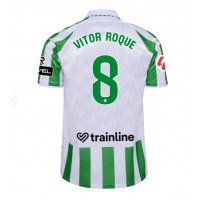 Camisa de time de futebol Real Betis Vitor Roque #8 Replicas 1º Equipamento 2024-25 Manga Curta